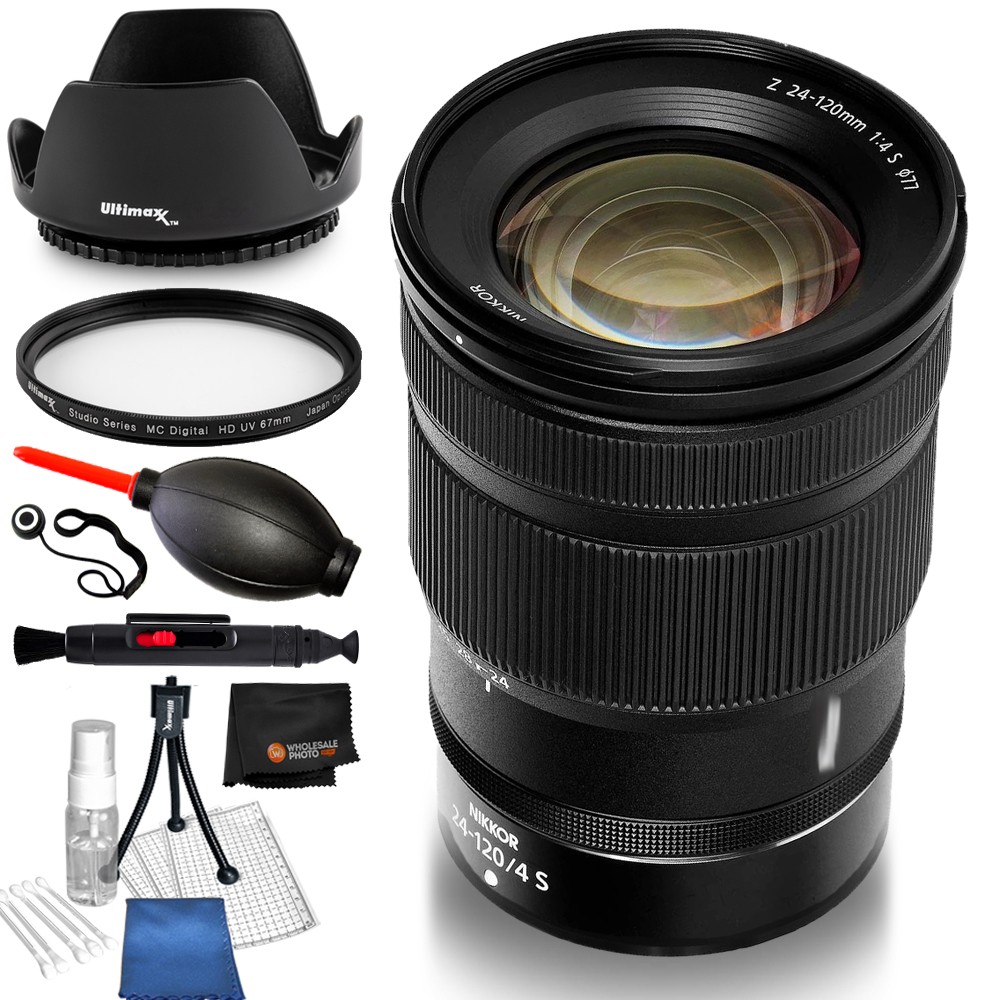 Nikon NIKKOR Z 24-120mm f/4 S Lens (Nikon Z) 20105 - 7PC Accessory