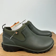 New NIB Womens Bogs Sauvie Chelsea Sage Rain Ankle Boots Size 7 M