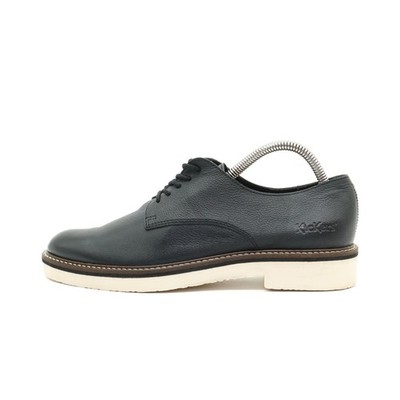 Kickers Damen 739478 halbschuhe schwarz leder atmungsaktiv business EU 39