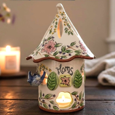 Blue Sky Clayworks Wildflower Candle House