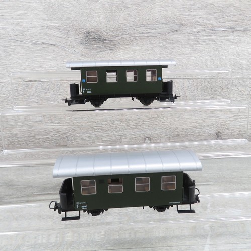 LILIPUT - HOe - ÖBB - 2x Personenwagen 3883, 3880 - #Y13344 | Zustand: Gebraucht