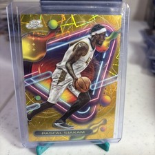 2023-24 Topps Cosmic Chrome Pascal Siakam Gold Laser Refractor /50