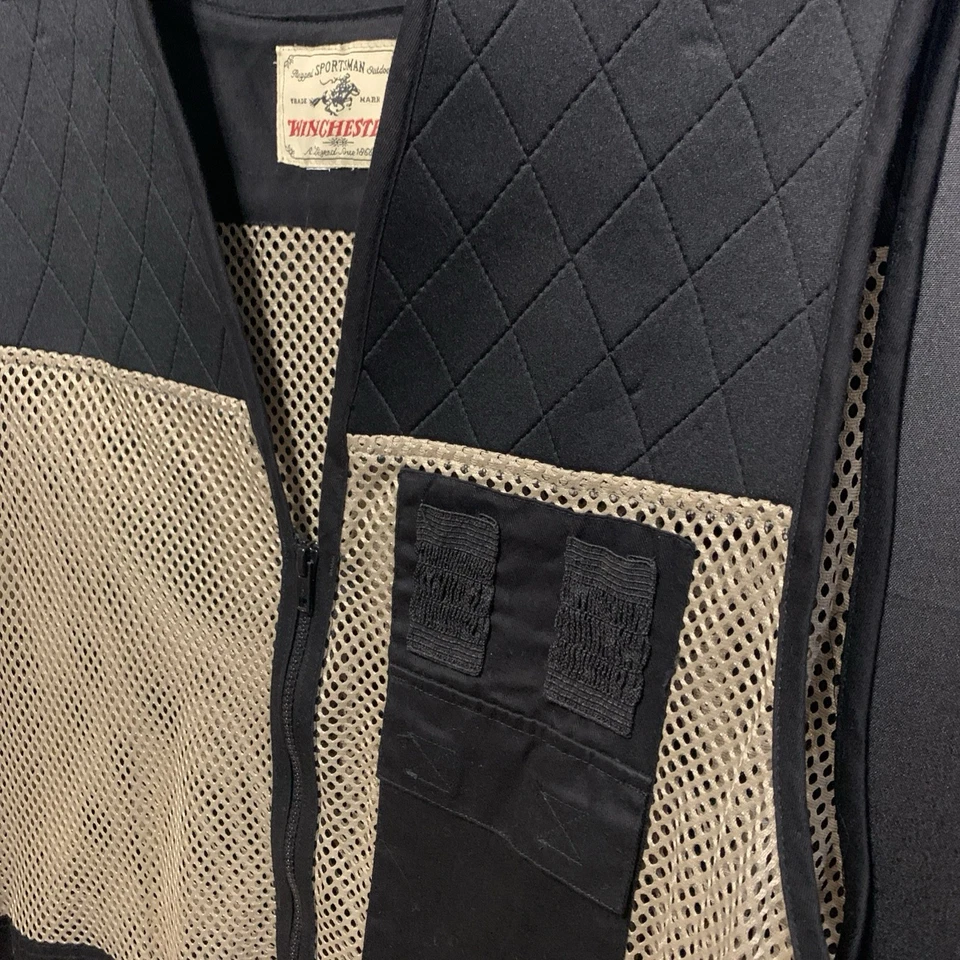 Chaleco de Tiro Winchester Skeet L Deportista Exterior Munición Bolsillos Ajustables De Colección Foto 3 de 4