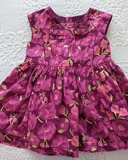 GENUINE KIDS FROM OSH KOSH, PINK PRINT DRESS, SIZE 4T