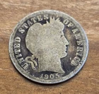 1905 Barber Dime Philadelphia Mint Silver
