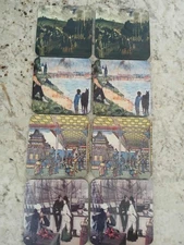 8 Coasters of Vintage Paintings, Very Cool Collectible