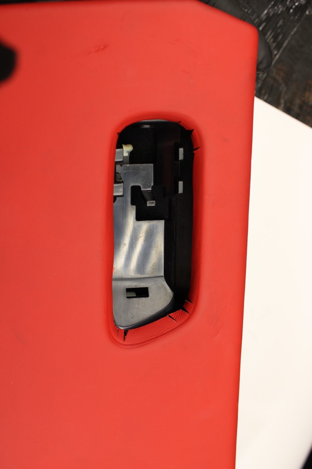 Lamborghini Huracan LP610 Glove Box Compartment Red Leather OEM 4T1857096BNHN7