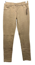 Chaps Girls Pants Khaki sz 8 Reg Pull On Cotton Blend