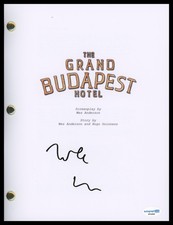 Wes Anderson "The Grand Budapest Hotel" AUTOGRAPH Signed Script Screenplay ACOA