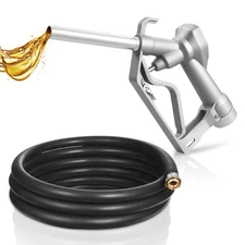 Uimoso 3/4 in NPT Automatic Fuel Nozzle with 0.78 in Spout and 10 ft Hose