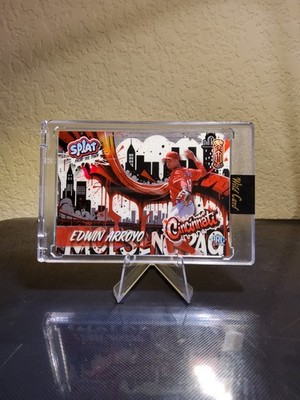 Edwin Arroyo True 1/1 Color Match Paint the Town - 2024 Wild Card Splat Baseball