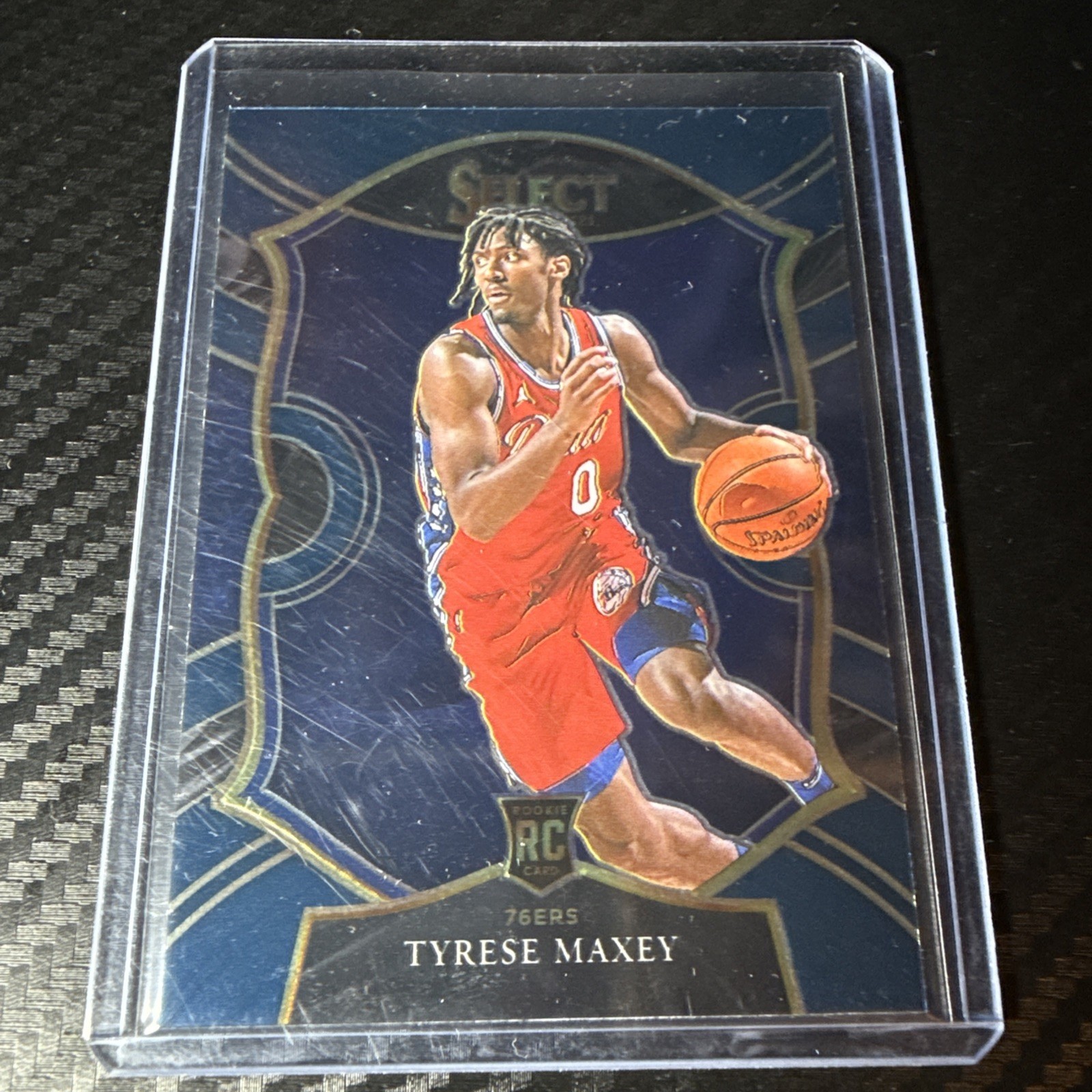 2020 Panini Select Tyrese Maxey #81 Scope Prizm Rookie RC 76ers