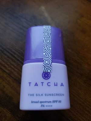 TATCHA The Silk Sunscreen Broad Spectrum SPF50 Mini 0.5 oz 15mL Exp 3/27 Sealed