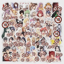 Sexy Anime Girl Hentai Stickers 50pcs
