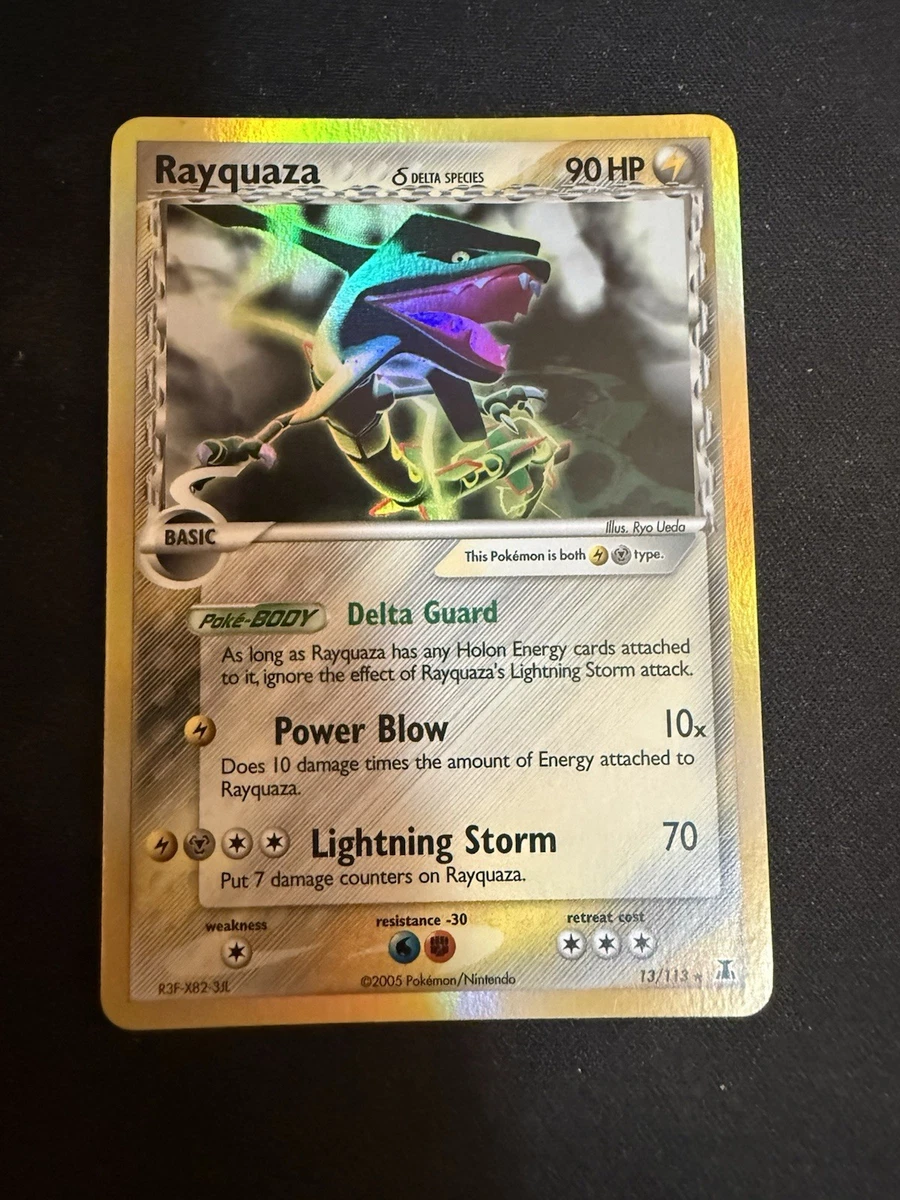 Rayquaza Pokémon TCG Holo Rare Individual Collectible Card Game