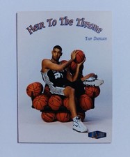 1997 Fleer Ultra Tim Duncan RC Rookie Card Heir To The Throne Insert #7 Of 15 HT. rookie card picture