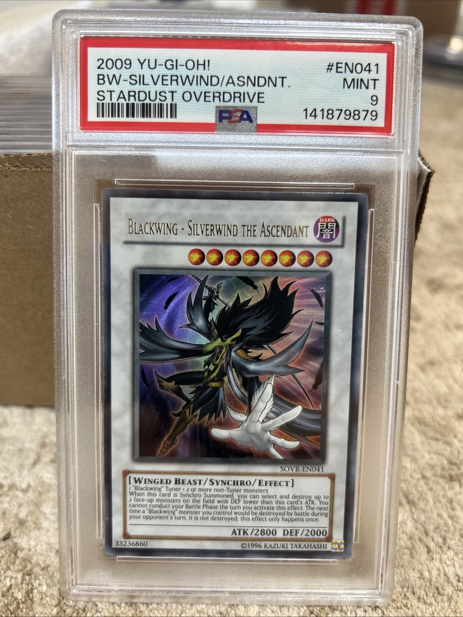 2009 #EN041 BLACKWING - SILVERWIND THE ASCENDANT Holo PSA 9 | eBay
