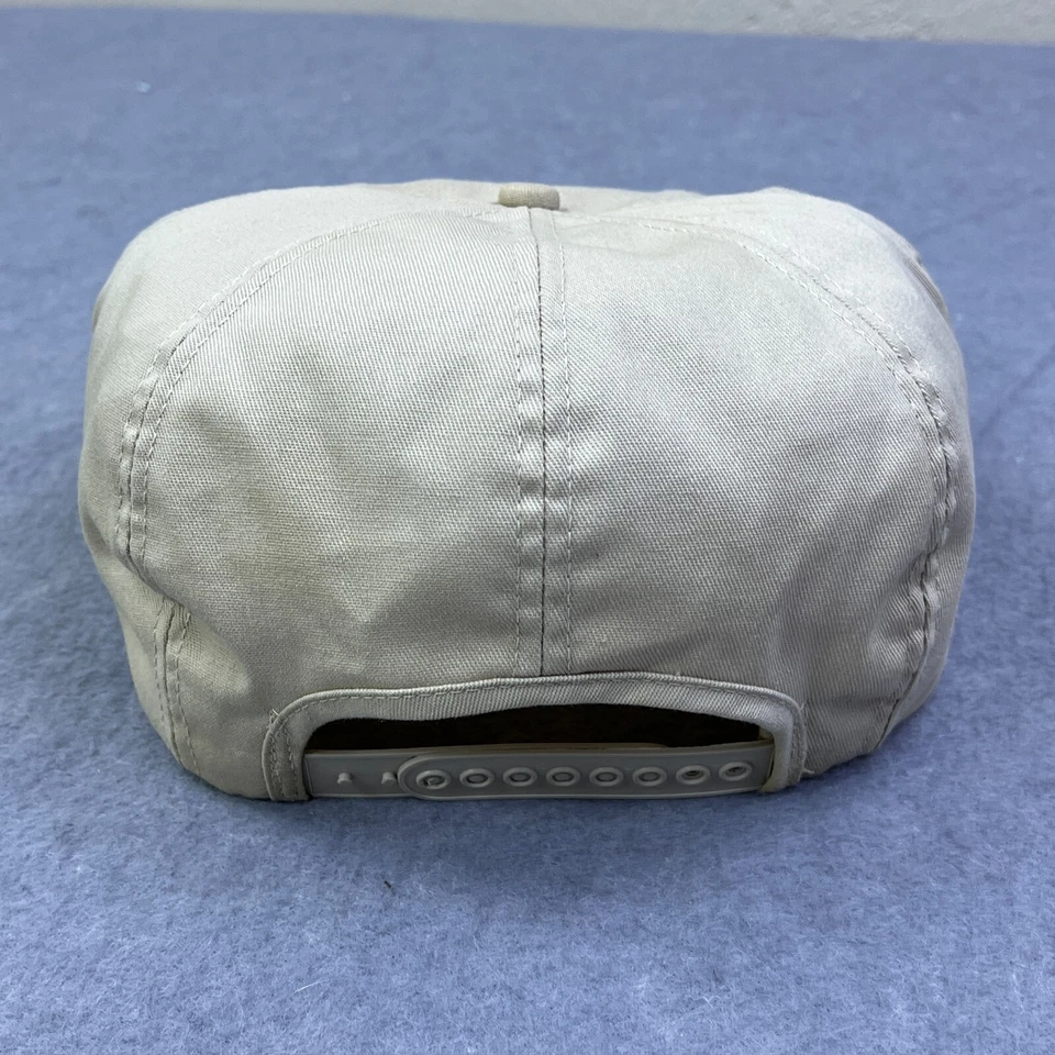 Boné Hershey's Newsboy bege lona vendedor pedaleiro chapéu K-Produtos fabricados nos EUA - Imagem 4 de 4