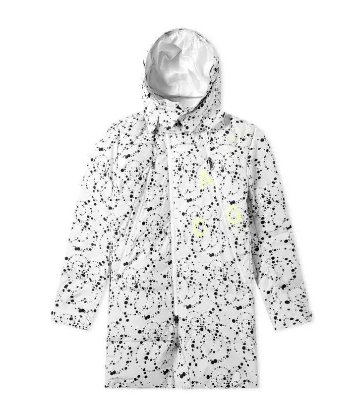 Nike Nikelab ACG Down-Fill Parka Jacket AQ3517-100 White Volt Winter Men SZ M