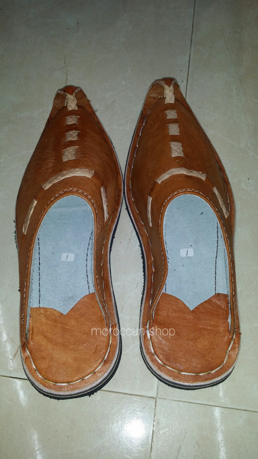 PANTOFOLA D’ORO Pantofole Babouches tradizionali marocchine da uomo fatte a mano in pelle a scelta