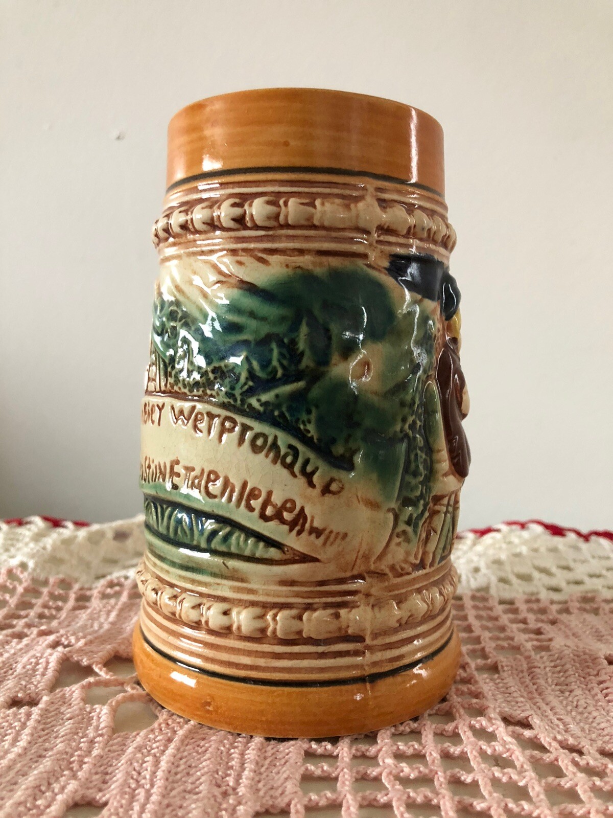 Vintage Tremont Ware Japanese Beer Stein Old German Beer Mug Stein