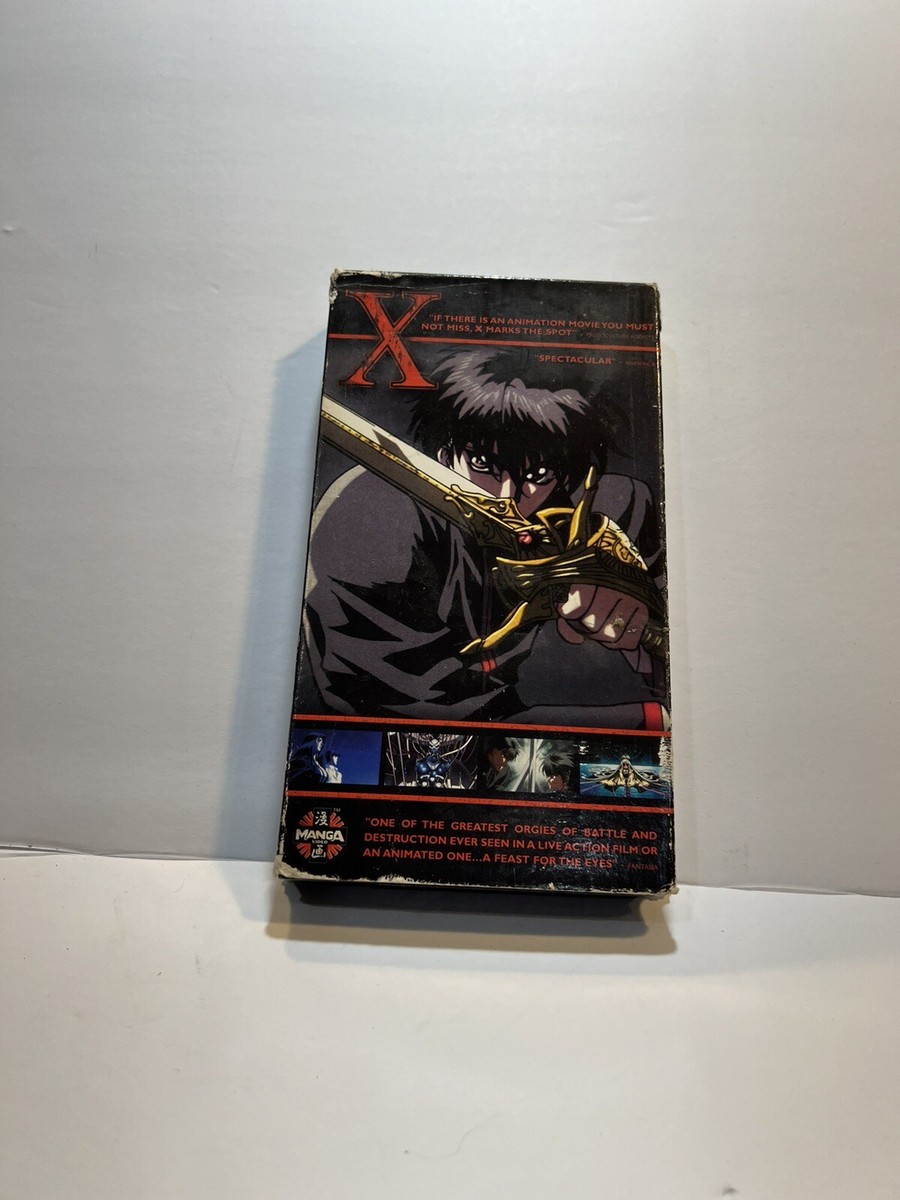 X The Anime OVA 2000 VHS English Dub Manga Entertainment | eBay