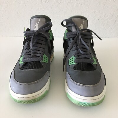 Nike Air Jordan 4 Retro Green Glow 2013 308497-033 Men display picture 3