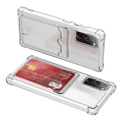 For Samsung Galaxy Note 20 S25 Ultra S24 FE S23 S22 S21 Slim Card Wallet Case