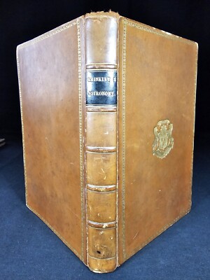 1845 Elemente der Ebene Astronomie von John Brinkley 6. Auflage mit 6 Platten