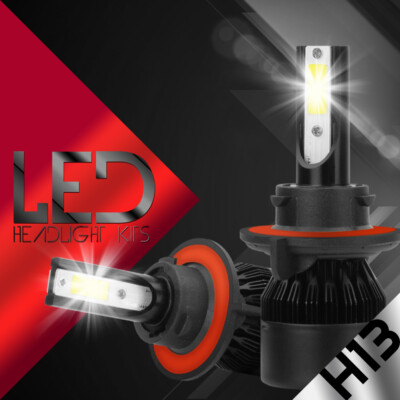 XENTEC LED HID Headlight kit H13 9008 White for 2006-2012 Mitsubishi Eclipse