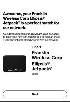 View Device ID - Verizon Ellipsis Jetpack MHS700L