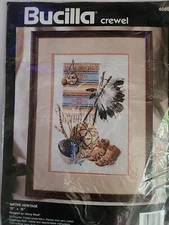 Bucilla Crewel #40869 Native Heritage 1994 12 x 16 Nancy Rossi