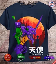 Neon Genesis Evangelion Shirt EVA Unit 01 Japanese Anime Manga T-Shirt Tee Otaku