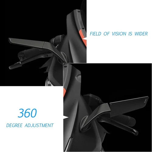 Motorcycle Rearview Side Mirrors For Aprilia RS660 2020-2022 Rear View Mirrors - Picture 8 of 8