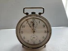 Vintage Alarm Clock JUNGHANS, Metal, 3 3/8", Made in Germany 1950's, Works