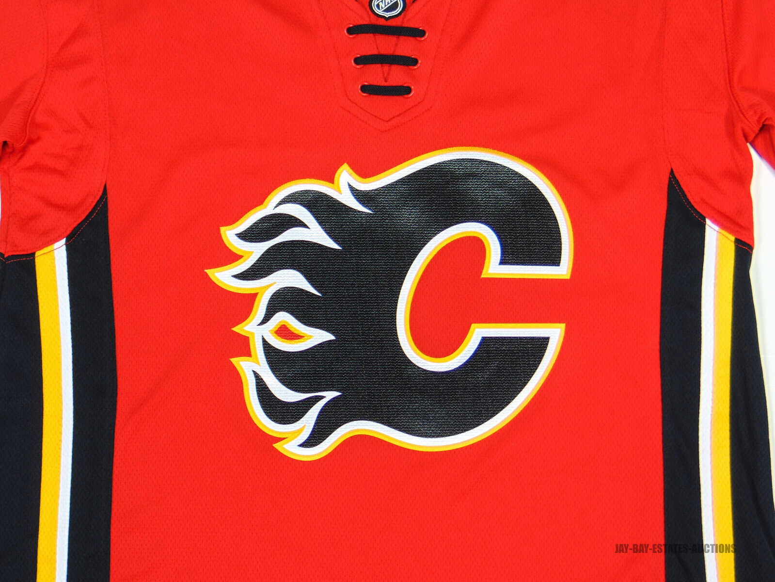 Women's Fanatics Branded Red/Black Calgary Flames Premier Breakaway Alternate Jersey Size: Extra Small