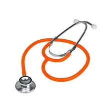 Brand New Double Dual Head Orange Stethoscope In Box- 2 PACK