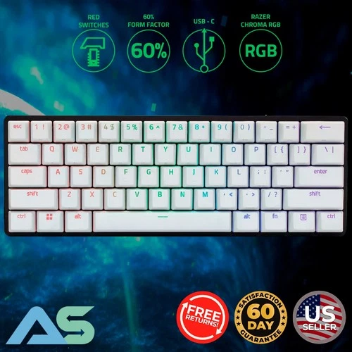 Razer Huntsman Mini Special Editition 60% USB-C Wired Optical Gaming Keyboard 🐍