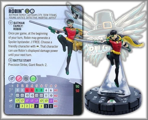 DC Heroclix  ROBIN - 038 - RARE  Fight For Gotham City Set
