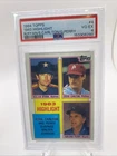 1984 Topps 1983 Highlight #4 Nolan Ryan Steve Carlton G. Perry PSA 4