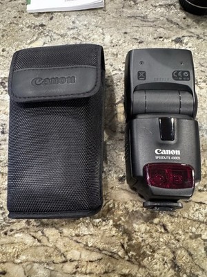 Canon Speedlite 430EX III-flash With Case And Manual