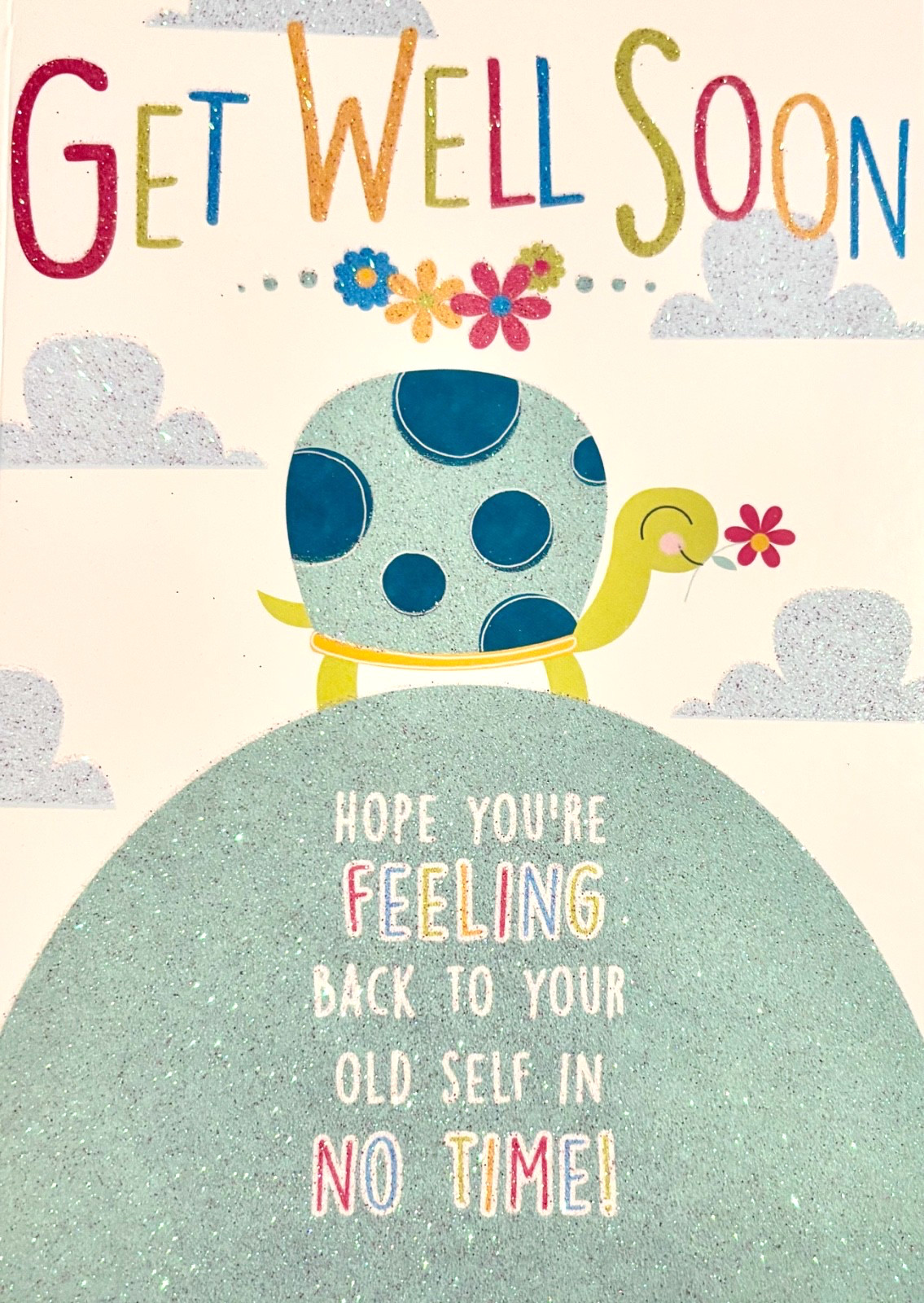 Get well soon greetings card, suitable for male or female, brand new