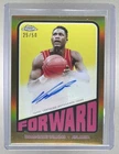 Dominique Wilkins 2023 Topps Chrome #TA-DW Gold Refractor 1972 Auto /50