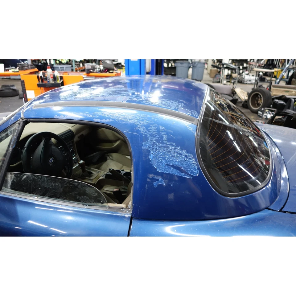 BMW Z3 Roadster 1996-2002 convertible techo rígido conjunto azul con montajes OEM Foto 2 de 4