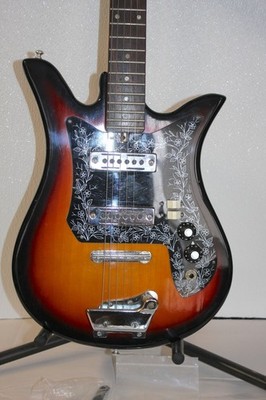 Vintage 1960's TEISCO Del-Ray ET-200 Tulip Sunburst Electric