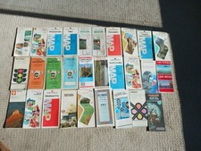 Lot of 29 Vintage Travel Road Maps US States And Cities East To West Coast