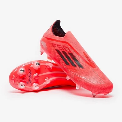 NEU HERREN ADIDAS F50 ELITE SCHNÜRLOSE FG FUSSBALLSCHUHE GRÖSSE 9, 9,5, 10 IF1318