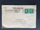 T GB 1947 E*P WEDDING BELLS FIRST DAY SLOGAN PMK ON LNER ADVERT COVER TO BERWICK