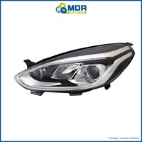 Faro Vorne Links FüR Ford Fiesta 2017 Parabola Chrom Mit Led-Tagfahrlicht