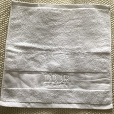 DIOR hand towel 15.5" x 15.5" with DIOR gift bag  NEW
